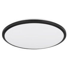 GLOBO 41569-18B XANDER stropné svietidlo D350mm LED 18W/950lm 3000K čierna matná, opal