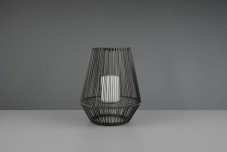 TRIO R55256111 MINEROS vonkajšie dekoračné solárne svietidlo LED D260mm 0,2W šedá