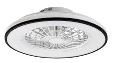 RABALUX 71331 Dalfon2 stropné svietidlo s ventilátorom D485mm LED 48W/2800lm 3000-6500K čierna, stmievateľné, diaľkový ovládač, starlight efekt