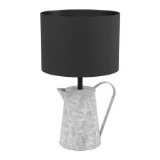 EGLO Vintage 43642 KENSAL lampička 1xE27 sivá, čierna