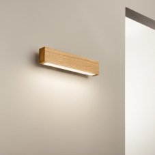 Ideal Lux 284477 CRAFT nástenné svietidlo LED 13W 1550/1100lm 3000K čierna, drevo