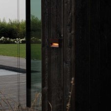 Ideal lux 316895 OUTDOOR DEDRA SMALL venkovní nástěnné svítidlo LED 1,5W 160/50lm 3000K IP65 kávová
