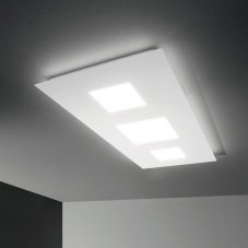 Ideal Lux 255934 RELAX stropné svietidlo LED 65W/6100lm 3000K biela, stmievateľné - TRIAC