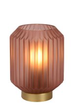 LUCIDE 45595/01/66 SUENO Lampička E14 1x40W ružová, matná zlatá/mosadz