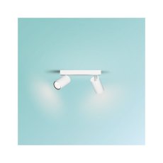 Philips 8720169299092 Idris stropné bodové svietidlo/spot 2xGU10 IP44 biela, ClickFix