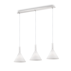 Závesné svietidlo Ideal lux 074245 COCKTAIL SP3 BIANCO 3xE14 40W biela