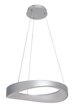 RABALUX 72236 Iliana závesné svietidlo D520mm LED 56W/3380lm 3000K strieborná, biela