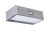 LUTEC 6908501308 BRICK solárne nástenné LED svietidlo so senzorom 2W 4000K IP44 nerez
