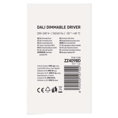 EMOS ZZ409BD DALI Driver pro LED svítidla CC 40W
