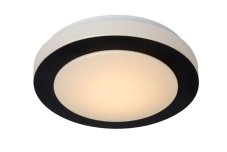 LUCIDE 79179/12/30 DIMY Prisadené stropné svietidlo LED 12W čierna/opál