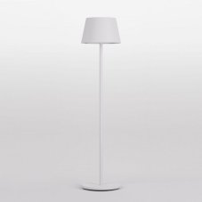 REDO 90436 TESEO vonkajšia stojacia lampa SMD LED V1500mm 10W 922/550lm 2700+3000+4000K IP65 biela, vrátane batérie 13200 mA