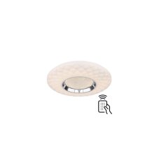 GLOBO SMART LIGHT 48006FSH-30 MAGNIFIQUE stmievateľné stropné LED svietidlo 490 mm 30W/2200lm 3000-6500K IP20 biela s diaľkovým ovládaním, starlight efekt