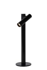 LUCIDE 27503/02/30 ANTRIM stolná lampička V358mm LED 2,2W/140lm 2700K IP54 čierna, bezdrôtová nabíjacia podložka