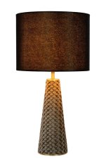 LUCIDE 10501/81/30 EXTRAVAGANZA VELVET Lampička E27 1x40W čierna, sivá