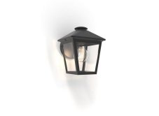 LUTEC 5294502012 ZAGO venkovní nástěnné svítidlo E27 40W IP44 matná černá