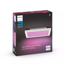 8720169159136 Philips HUE Surimu stropný panel SQ 300x300mm 25W/1760lm 2000-6500K +RGB biela