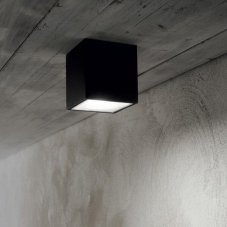 Ideal Lux 251530 TECHO venkovní stropní svítidlo 1xGU10 IP54 černá