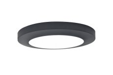 LUTEC 6392202457 KAYAH exteriérové stropní svítidlo LED D305mm 16,5W/1250lm 3000K IP54 tmavěšedá