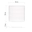 Emos ZM5173 LED RIVI stropní přisazené klasické svítidlo čtverec 595 × 595 × 52 mm 40W 380–3800lm 2700–6000K bílá