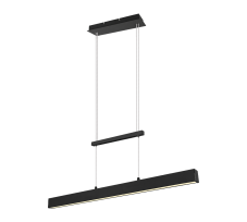 TRIO R32043132 PAROS závesné svietidlo LED 21W/3000lm, 2x5,5W/2x750lm 3000K, matná čierna, switchdimmer