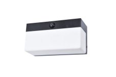 LUTEC CONNECTED 6941502330 FRAN exteriérové solárne nástenné svietidlo LED 10W 800lm 2700-6500K IP44 čierna so senzorom