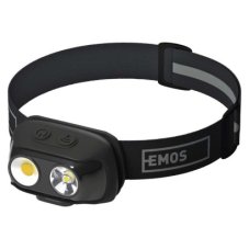 EMOS P3542 LED nabíjacia čelovka 500lm Li-pol USB-C IP44 čierna