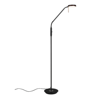 TRIO 423310132 MONZA stojací lampa LED 12W/1400lm 2300+3000+4000K matná černá, stmívatelné