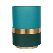 LUCIDE 10508/01/33 EXTRAVAGANZA TUSSE stolná lampička V220mm 1xE14 zelená, mosadz