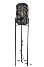 LUCIDE 03741/01/30 HERMINE stojacia lampa V1250mm 1xE27 čierna