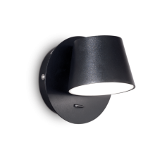 Nástěnné svítidlo Ideal lux 167121 GIM AP1 NERO 30xLED 6W / 530lm 3000K černá