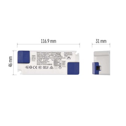 EMOS ZZ3070T Triakový stmívatelný ovladač pro LED svítidlo 28W