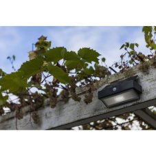 LUTEC 6910601335 ARROW solárne nástenné LED svietidlo so senzorom 2,3W 5000K IP44 šedá
