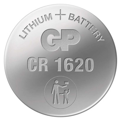 B1570 Baterie GP lithiová knoflíková CR1620, výhodné balení 5ks
