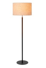 LUCIDE 45709/81/38 MAYA stojacia lampa V1500mm 1xE27 čierna, krémová