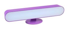 RABALUX 76017 Parker dekoračná stolná lampa LED nabíjacia V270mm 3W RGB fialová, biela, stmievateľné, diaľkový ovládač, vrátane batérie CR2026