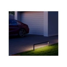 REDO 90620 BARRIER venkovní lineární piket/sloupek V300mm SMD LED 15W 1300/625lm 3000K IP65 antracit