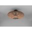 TRIO 612300236 HEDDA stropné svietidlo D520mm 2xE27 matná čierna, sisal