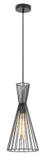 RABALUX 72005 Leandros závesné svietidlo 1xE27 D190mm matná čierna