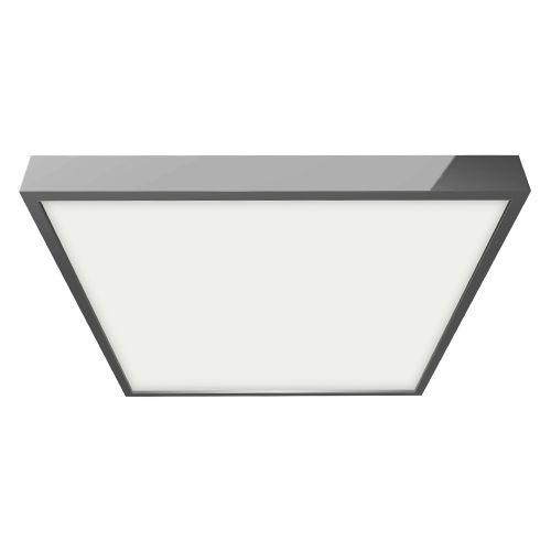 EMITHOR 49031 LENYS přisazené svítidlo 240 mm LED / 24W, 4000K, IP44, chrom / bílá