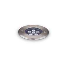 Ideal Lux 255668 FLOOR vonkajšie zápustné svietidlo do zeme LED D120mm 6W/780lm 3000K IP67 oceľ