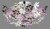 TRIO Reality R60014017 Flower stropné svietidlo 4xE14 chróm