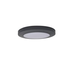 LUTEC 6392202457 KAYAH exteriérové stropné svietidlo LED D305mm 16,5W/1250lm 3000K IP54 tmavošedá