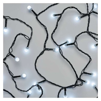 D5AC04 EMOS CHERRY vánoční řetěz Cherry 300 LED, zelený drát, 30m, časovač, studená bílá, IP44