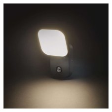 EMOS ZGE044L NIKA nástenné exteriérové svietidlo LED 120 × 120 × 200 12,8W 900lm 3000K IP44 so senzorom antracit