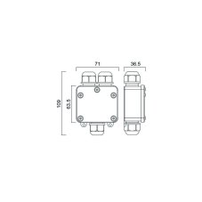 Sylvania 0049052 INTERRATA IP68 LILO spojovacia krabica