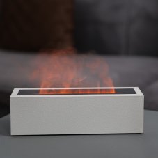 Immax 08976L FLAME aroma difuzér a zvlhčovač vzduchu, imitácia plameňa 10W, biela, čierna, nastavenie farieb-žltá, modrá