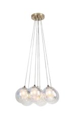 RABALUX 72304 Rosehip závěsné svítidlo D450mm 7xG9 champagne, vícebarevná