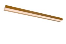 LUCIDE 04210/13/02 ALEXA nástenné svietidlo nad zrkadlo š900mm LED 13W/1400lm 3000K IP44 mosadzná, opálová