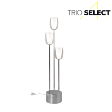 TRIO SELECT 417500306 BARRET stojacia lampa V1400mm 3xE14 chrómová, priehľadná