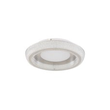 GLOBO 48375-36 SHARPER stropné svietidlo D400mm LED 36W/2600lm 2700+4000+6000K biela matná, matný nikel
